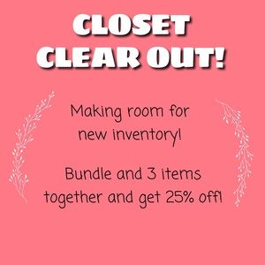 CLOSET CLEAR OUT!💕